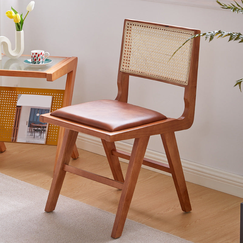 Sedia posteriore in legno massiccio casa sedia da pranzo contemporanea interna