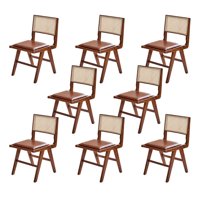 Sedia posteriore in legno massiccio casa sedia da pranzo contemporanea interna