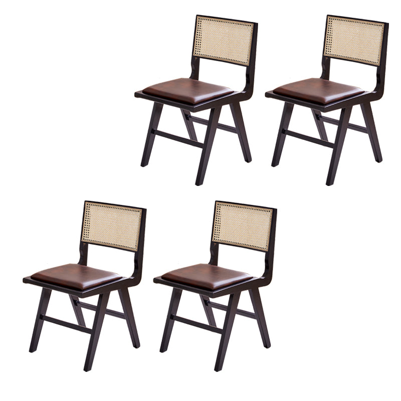 Sedia posteriore in legno massiccio casa sedia da pranzo contemporanea interna