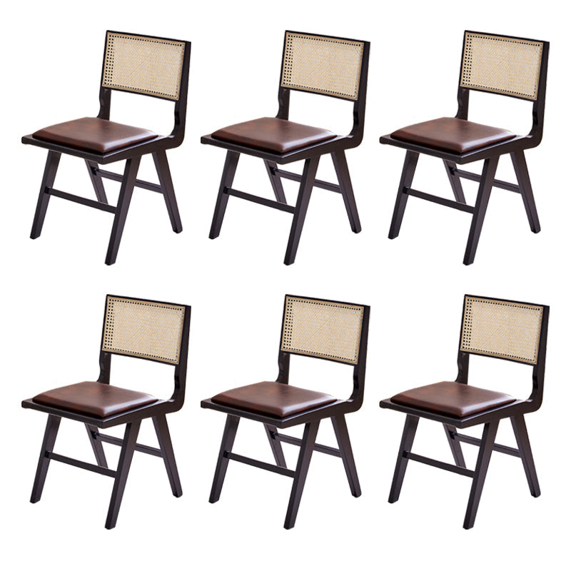 Sedia posteriore in legno massiccio casa sedia da pranzo contemporanea interna