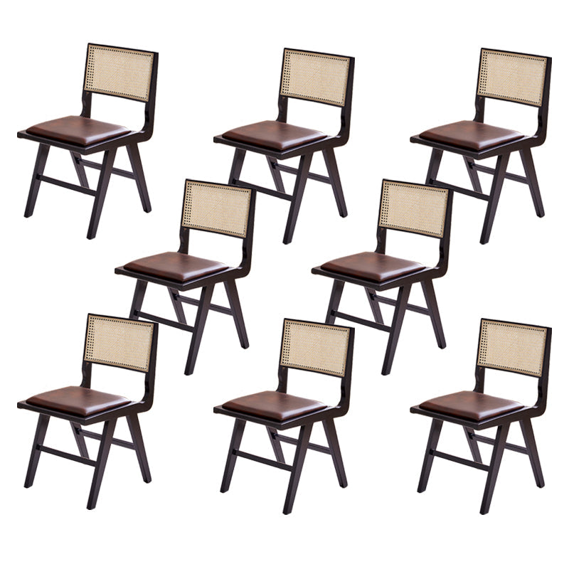 Sedia posteriore in legno massiccio casa sedia da pranzo contemporanea interna