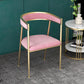 Chaise d'appoint de salle à manger en velours Glam, fauteuil rembourré d'intérieur pour cuisine