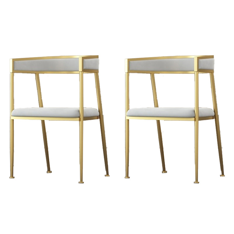 Chaise d'appoint de salle à manger en velours Glam, fauteuil rembourré d'intérieur pour cuisine