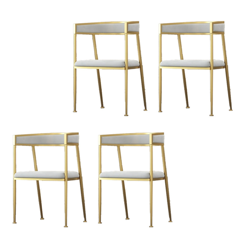 Chaise d'appoint de salle à manger en velours Glam, fauteuil rembourré d'intérieur pour cuisine