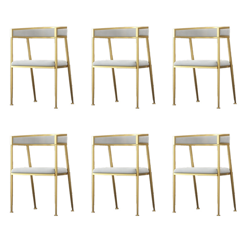 Chaise d'appoint de salle à manger en velours Glam, fauteuil rembourré d'intérieur pour cuisine