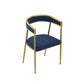 Chaise d'appoint de salle à manger en velours Glam, fauteuil rembourré d'intérieur pour cuisine