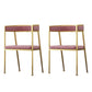 Chaise d'appoint de salle à manger en velours Glam, fauteuil rembourré d'intérieur pour cuisine