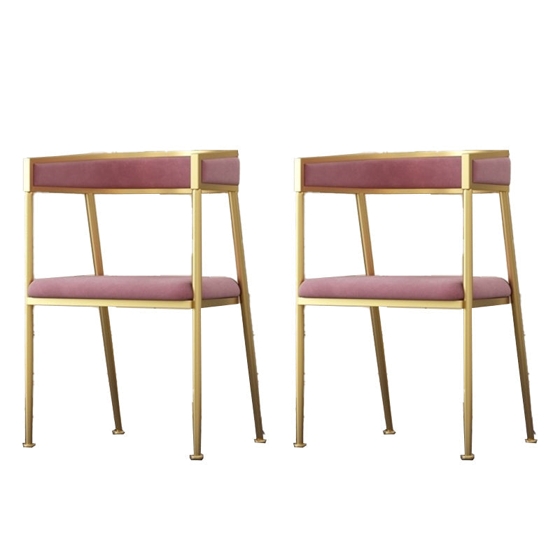 Chaise d'appoint de salle à manger en velours Glam, fauteuil rembourré d'intérieur pour cuisine