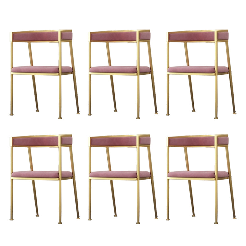 Chaise d'appoint de salle à manger en velours Glam, fauteuil rembourré d'intérieur pour cuisine