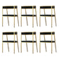 Chaise d'appoint de salle à manger en velours Glam, fauteuil rembourré d'intérieur pour cuisine