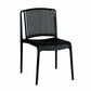 Home Indoor Armless Dining Chairs Slat Back Stacking Side Chair Clearhalo 'Dining Chairs' 'Dining Tables & Seating' 'dining_chair' 'furn' 'furn_dining_chair' 'Furniture' 'Kitchen & Dining Furniture' 6575913