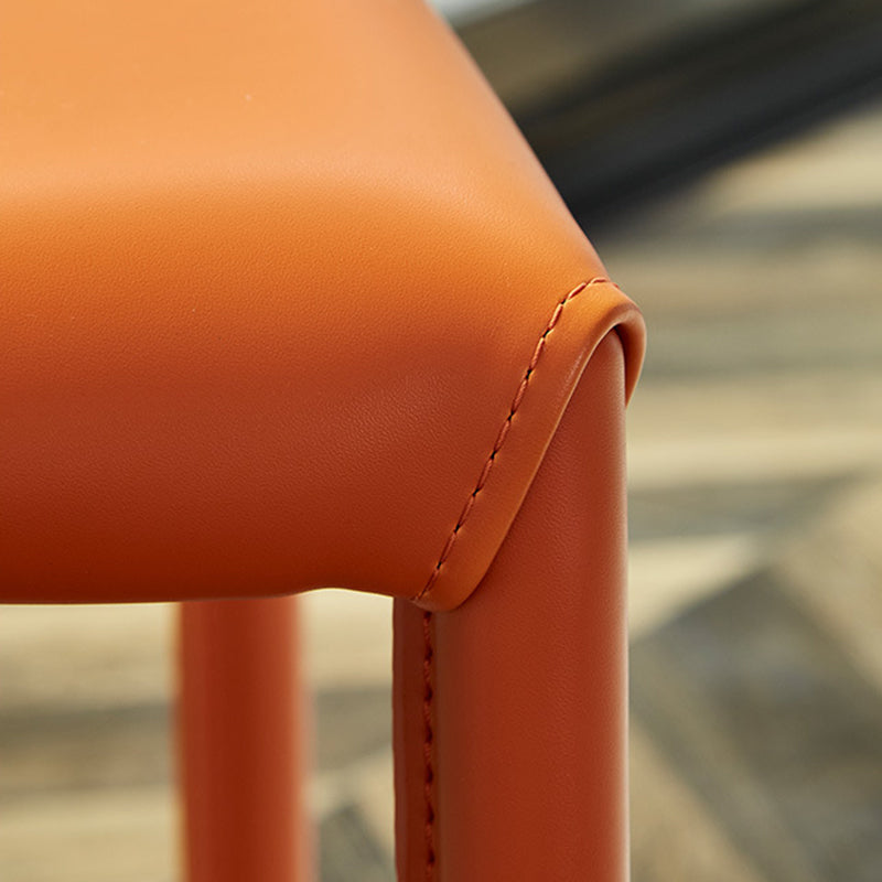 フェイクレザーサイドチェアコンテンポラリーインドアダイニングサイドチェア