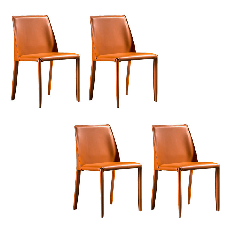 フェイクレザーサイドチェアコンテンポラリーインドアダイニングサイドチェア