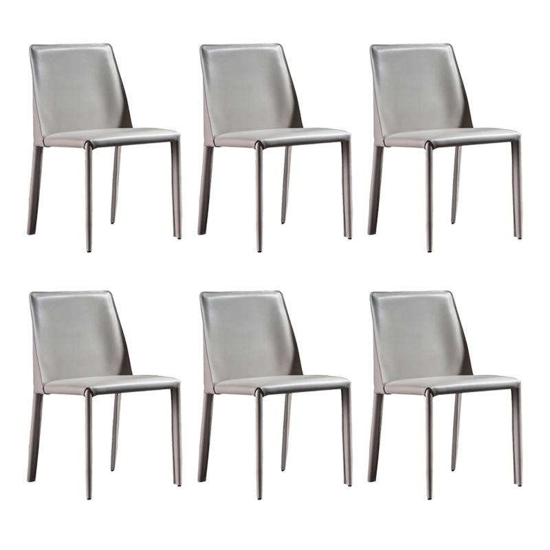 フェイクレザーサイドチェアコンテンポラリーインドアダイニングサイドチェア