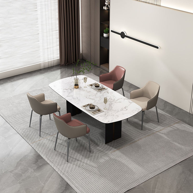 Indoor Kitchen Dining Accent Chair Upholstered Dining Arm Chair Clearhalo 'Dining Chairs' 'Dining Tables & Seating' 'dining_chair' 'furn' 'furn_dining_chair' 'Furniture' 'Kitchen & Dining Furniture' 6576050