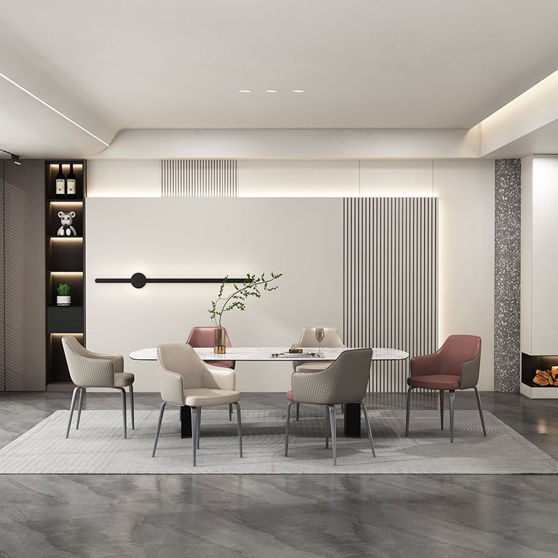 Indoor Kitchen Dining Accent Chair Upholstered Dining Arm Chair Clearhalo 'Dining Chairs' 'Dining Tables & Seating' 'dining_chair' 'furn' 'furn_dining_chair' 'Furniture' 'Kitchen & Dining Furniture' 6576052