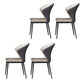 Upholstered Dining Side Chair Wingback Armless Dining Room  Chair