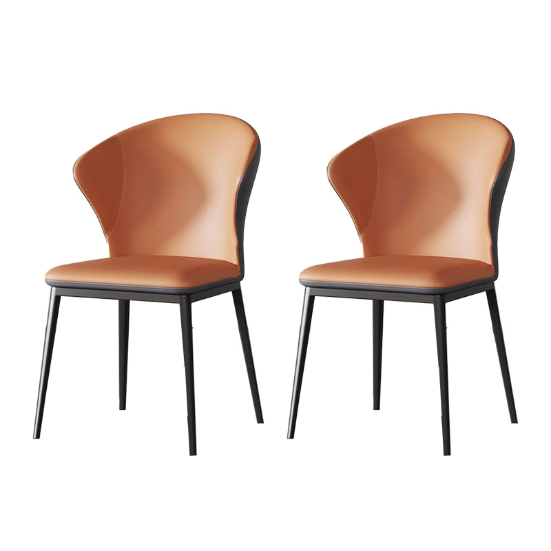 Upholstered Dining Side Chair Wingback Armless Dining Room  Chair