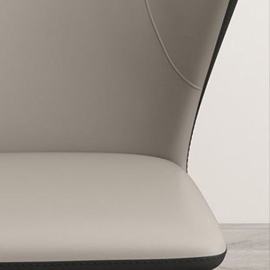 Upholstered Dining Side Chair Wingback Armless Dining Room  Chair