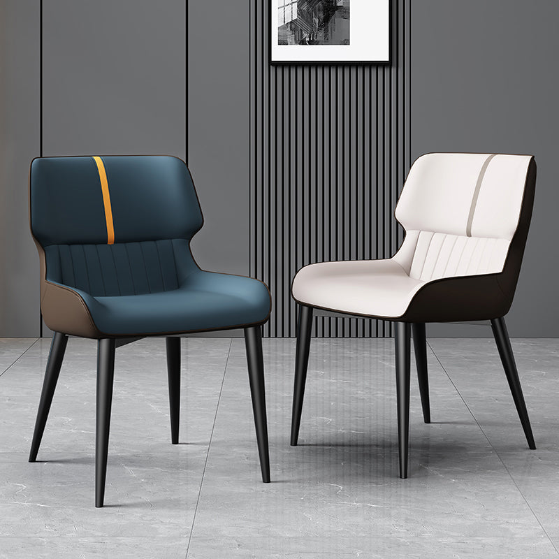 Dining Room Upholstered Side Chair Home Faux Leather Dining Chair Clearhalo 'Dining Chairs' 'Dining Tables & Seating' 'dining_chair' 'furn' 'furn_dining_chair' 'Furniture' 'Kitchen & Dining Furniture' 6576085