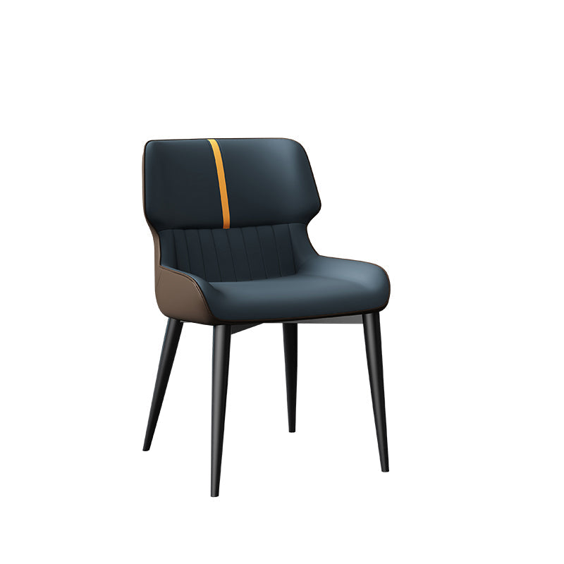 Dining Room Upholstered Side Chair Home Faux Leather Dining Chair Clearhalo 'Dining Chairs' 'Dining Tables & Seating' 'dining_chair' 'furn' 'furn_dining_chair' 'Furniture' 'Kitchen & Dining Furniture' 6576094