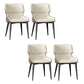 Dining Room Upholstered Side Chair Home Faux Leather Dining Chair Beige 4 Piece Set Clearhalo 'Dining Chairs' 'Dining Tables & Seating' 'dining_chair' 'furn' 'furn_dining_chair' 'Furniture' 'Kitchen & Dining Furniture' 6576100