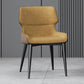 Dining Room Upholstered Side Chair Home Faux Leather Dining Chair Orange 1 Piece Clearhalo 'Dining Chairs' 'Dining Tables & Seating' 'dining_chair' 'furn' 'furn_dining_chair' 'Furniture' 'Kitchen & Dining Furniture' 6576106