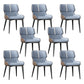Dining Room Upholstered Side Chair Home Faux Leather Dining Chair Light Blue 8 Piece Set Clearhalo 'Dining Chairs' 'Dining Tables & Seating' 'dining_chair' 'furn' 'furn_dining_chair' 'Furniture' 'Kitchen & Dining Furniture' 6576124