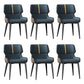 Dining Room Upholstered Side Chair Home Faux Leather Dining Chair Dark Blue 6 Piece Set Clearhalo 'Dining Chairs' 'Dining Tables & Seating' 'dining_chair' 'furn' 'furn_dining_chair' 'Furniture' 'Kitchen & Dining Furniture' 6576128