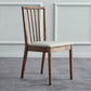 Contemporary Solid Wood Side Chair Kitchen Slat Back Armless Chair