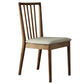 Contemporary Solid Wood Side Chair Kitchen Slat Back Armless Chair