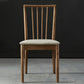 Contemporary Solid Wood Side Chair Kitchen Slat Back Armless Chair