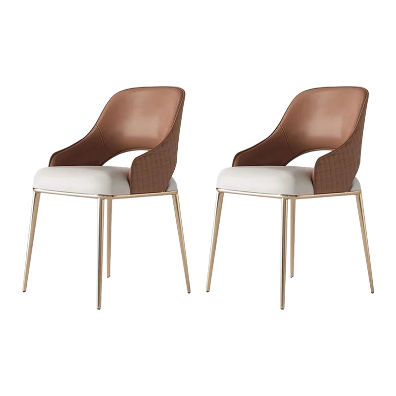 ダイニングルームグラマーサイドチェアフェイクレザーチェア付き布張り