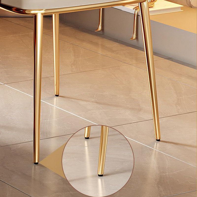 ダイニングルームグラマーサイドチェアフェイクレザーチェア付き布張り