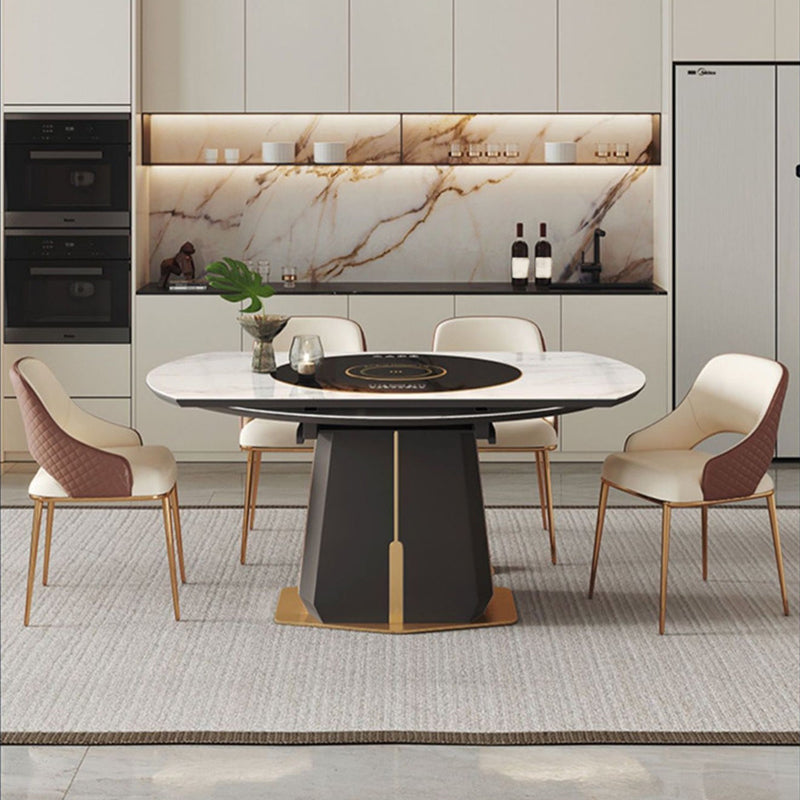 ダイニングルームグラマーサイドチェアフェイクレザーチェア付き布張り