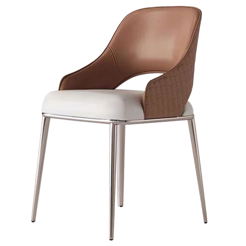 ダイニングルームグラマーサイドチェアフェイクレザーチェア付き布張り