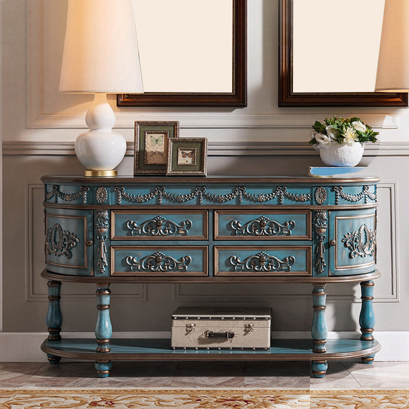 Tavolo da console di Victoria Half Moon Tavolo da divano console per Hall