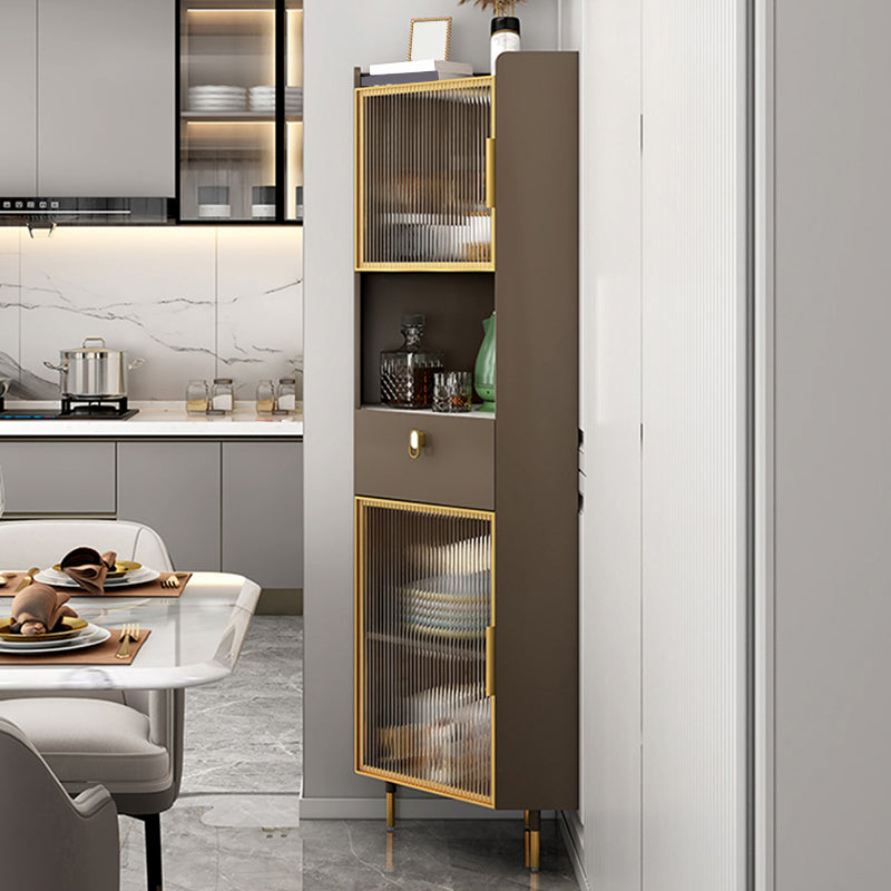 Modern Style Buffet Sideboard Stone Side Board with Cabinet and Drawer Clearhalo 'buffet_sideboard' 'Buffets & Sideboards' 'furn' 'furn_buffet_sideboard' 'Furniture' 'Kitchen & Dining Furniture' 6578893