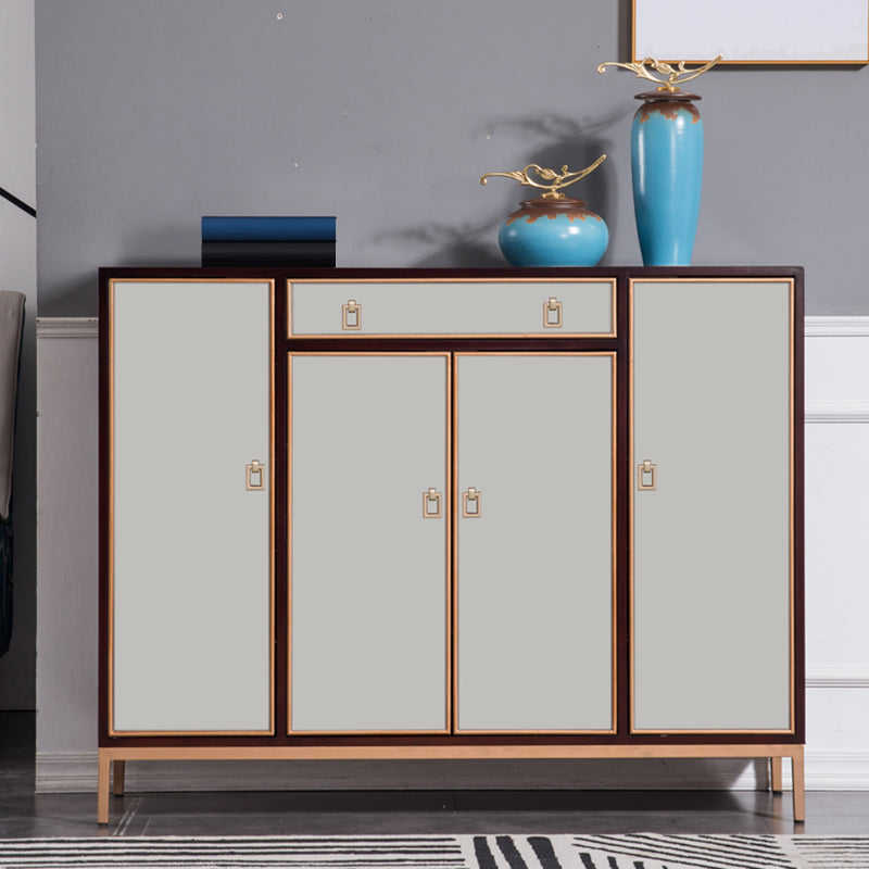 Tavolo da buffet moderno Scheda laterale in legno massiccio con armadi e cassetti