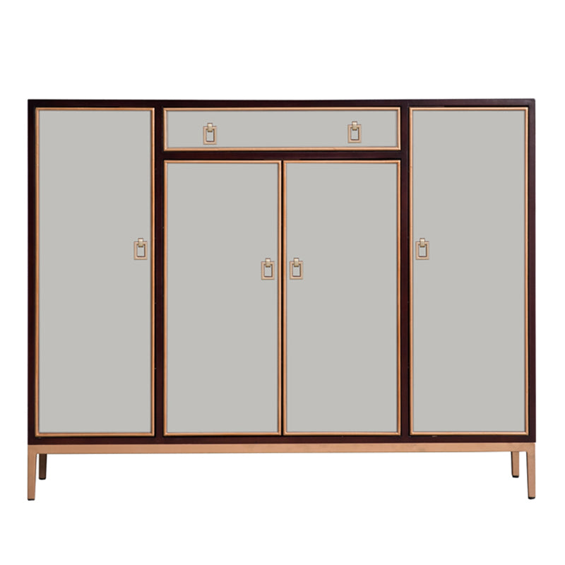 Tavolo da buffet moderno Scheda laterale in legno massiccio con armadi e cassetti