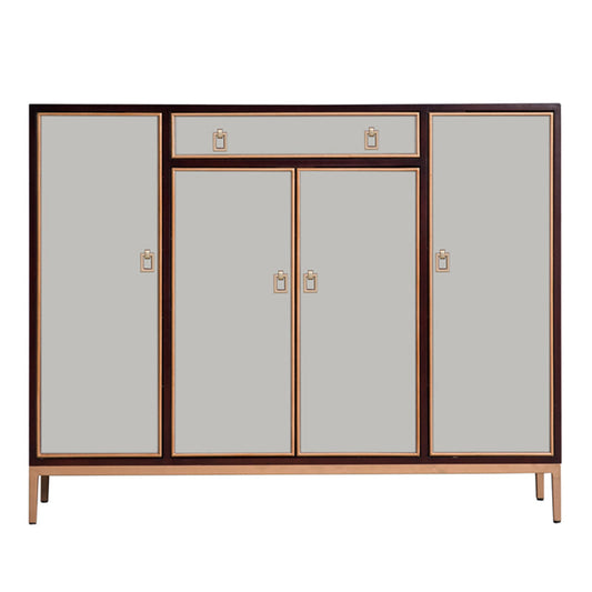 Tavolo da buffet moderno Scheda laterale in legno massiccio con armadi e cassetti