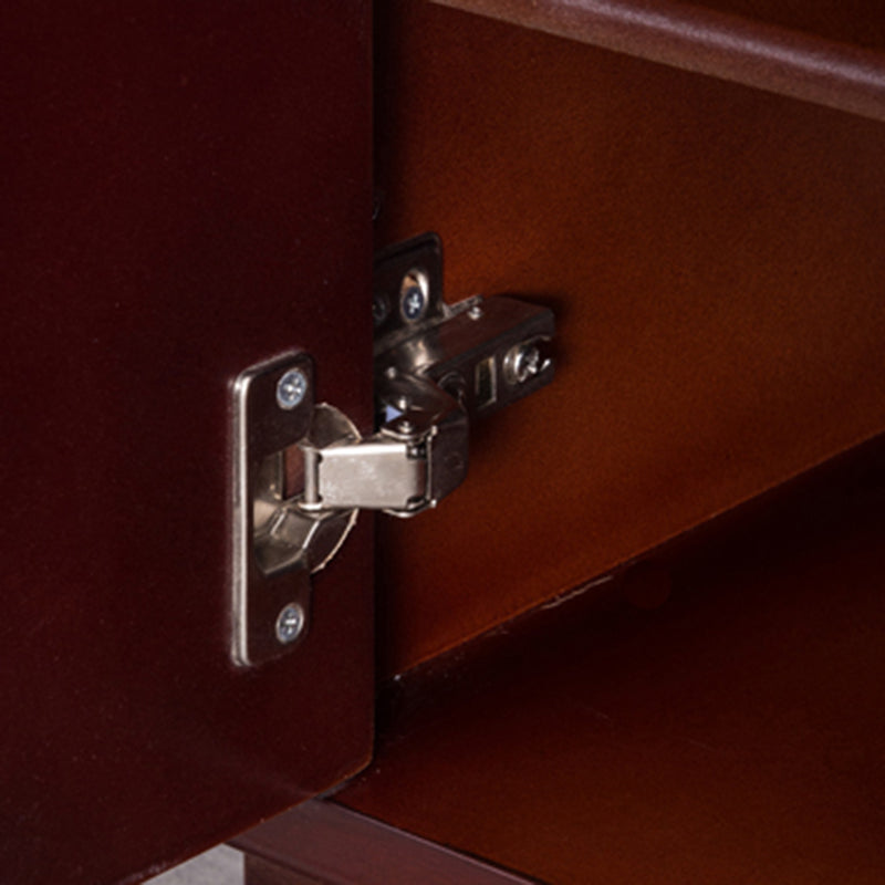 Tavolo da buffet moderno Scheda laterale in legno massiccio con armadi e cassetti