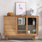 Tabella a buffet in legno massiccio Sideboard moderna con armadi e cassetti