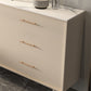 3-drawer Sideboard Buffet Stone and Engineered Wood Dining Server