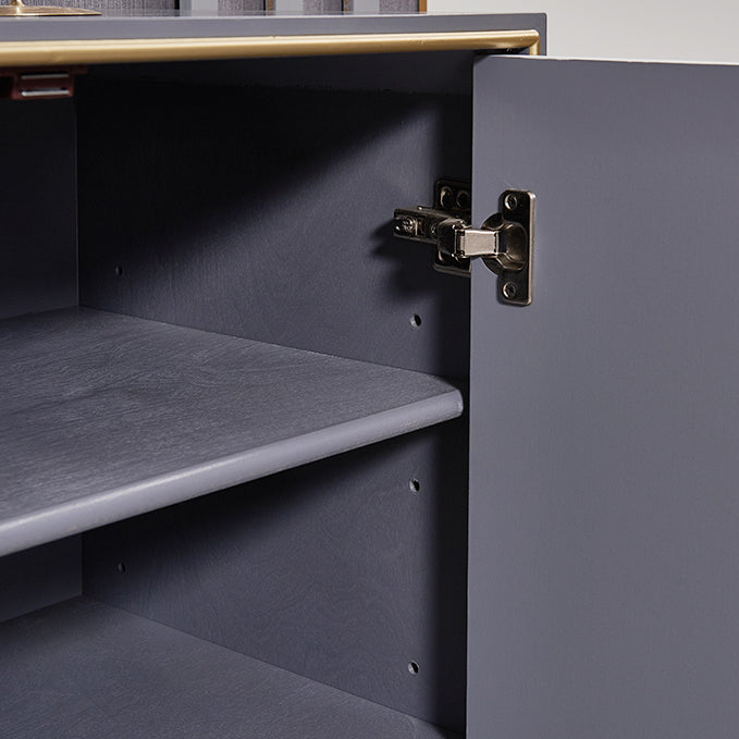 Contemporary Buffet Sideboard Solid Wood Buffet Server for Kitchen Clearhalo 'buffet_sideboard' 'Buffets & Sideboards' 'furn' 'furn_buffet_sideboard' 'Furniture' 'Kitchen & Dining Furniture' 6579287