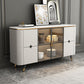 Glam Sideboard Armadio con cassetti tavolo da sideboard beige per cucina