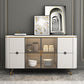 Glam Sideboard Armadio con cassetti tavolo da sideboard beige per cucina