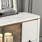 Glam Sideboard Armadio con cassetti tavolo da sideboard beige per cucina