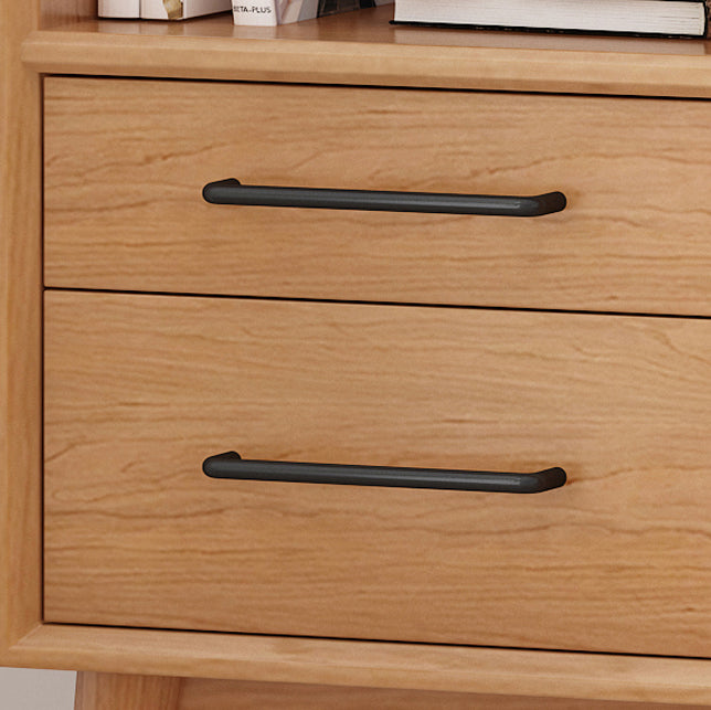 Server da pranzo in legno massiccio con porte di vetro moderno server buffet