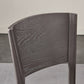 Solid Wood Contemporary Dining Chair Kitchen Armless Open Back Chair